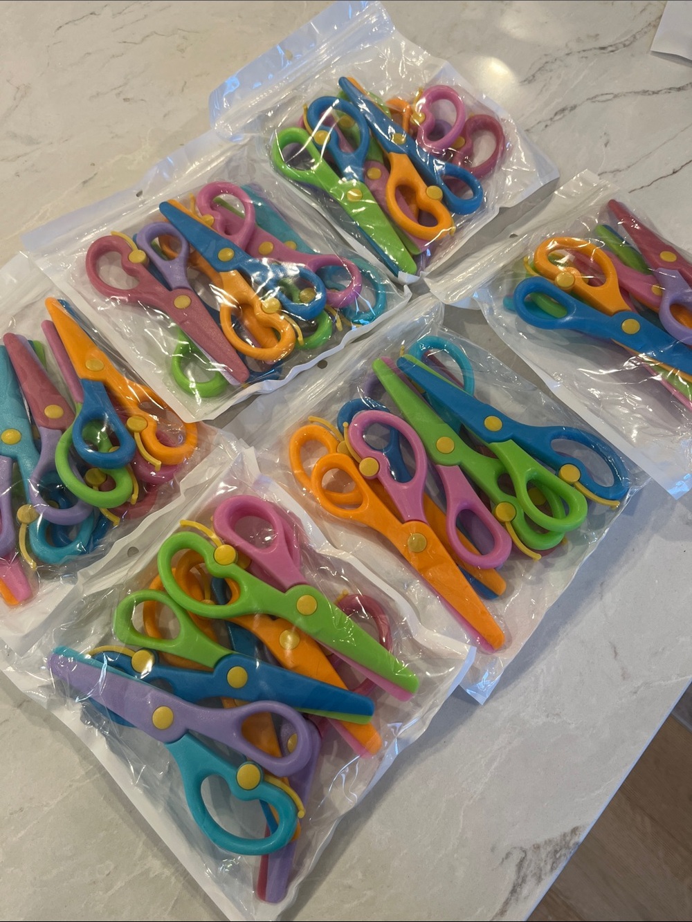 Child-Safe Learning Scissors Pack - Bright Multicolor